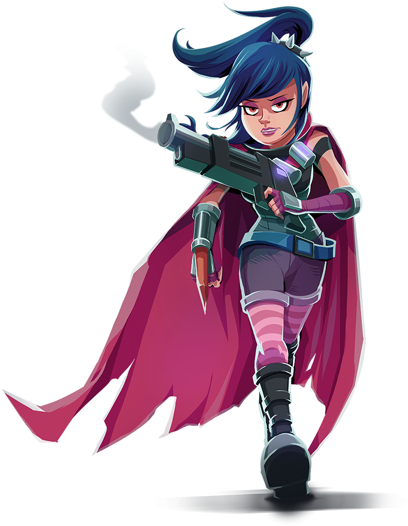 Damsel Walking Front - Cartoon Clipart (1024x1024), Png Download