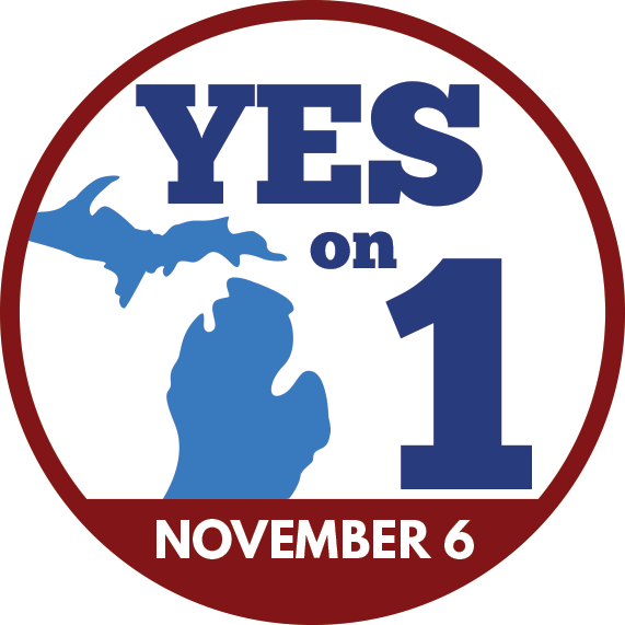 Coalition To Regulate Marijuana Like Alcohol - Michigan Proposal 1 2018 Clipart (571x571), Png Download