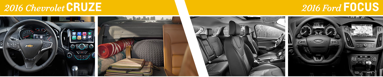 2016 Chevy Cruze Vs Ford Focus Interior Styling - Deepak Chopra Clipart (1500x305), Png Download