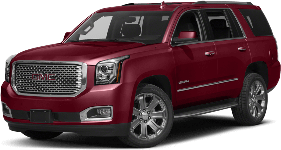 2017 Gmc Yukon Denali Red Exterior Model - Gmc Denali White 2017 Clipart (1000x500), Png Download