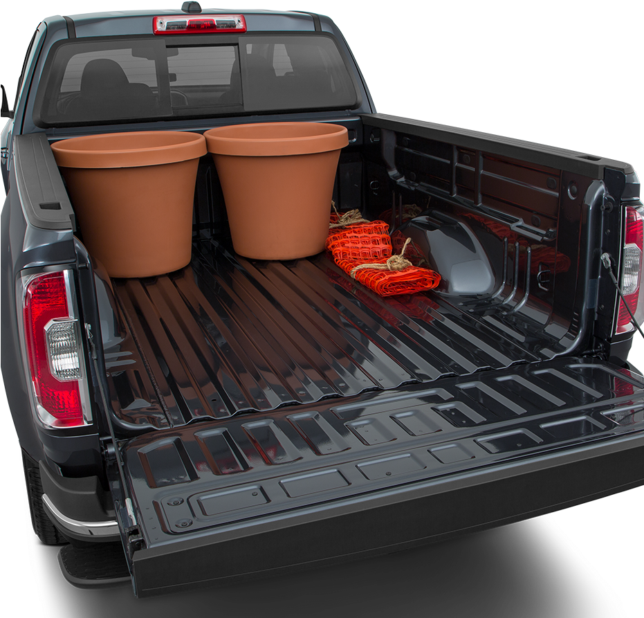 2017 Gmc Canyon Back View - Truck Back View Transparent Clipart (931x893), Png Download