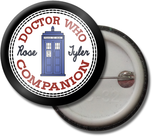 Rose Tyler Button Pin - Annual Review Clip Art - Png Download (600x600), Png Download