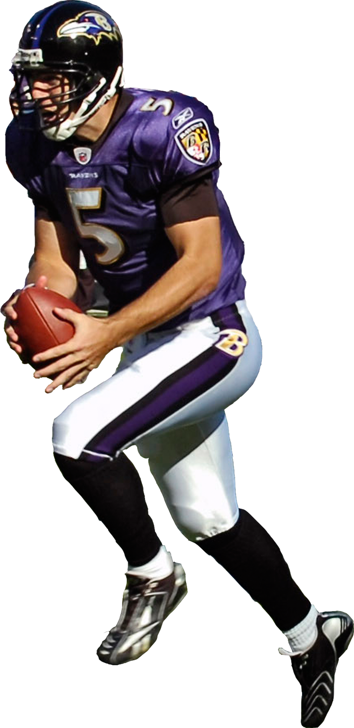 I Would Catch It," Flacco Said - Uniforme Ravens De Baltimore Clipart (715x1469), Png Download