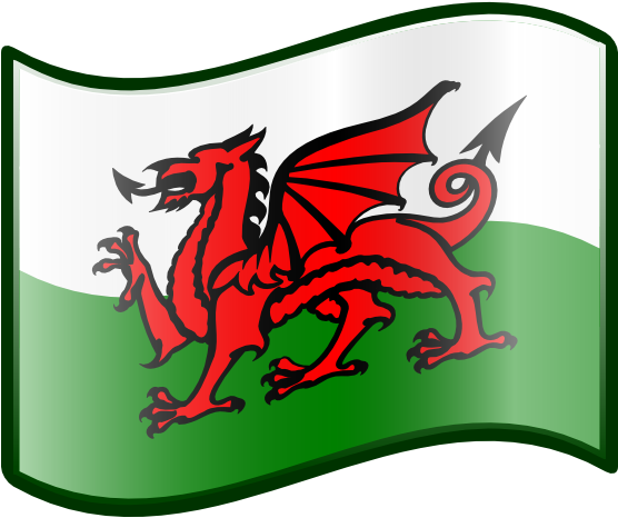 Wales Clipart - Flag Of Wales - Png Download (555x555), Png Download