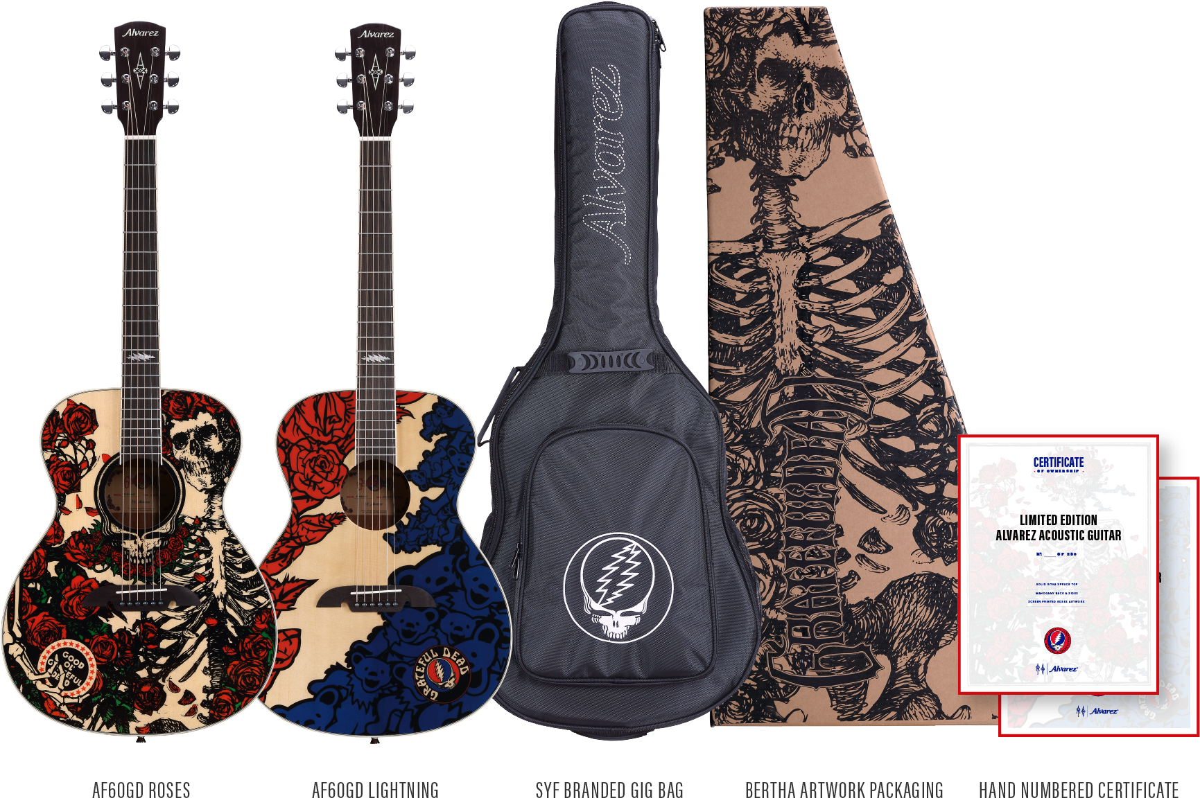 Buy Now - Alvarez Grateful Dead Acoustic Guitar Clipart (1805x1223), Png Download