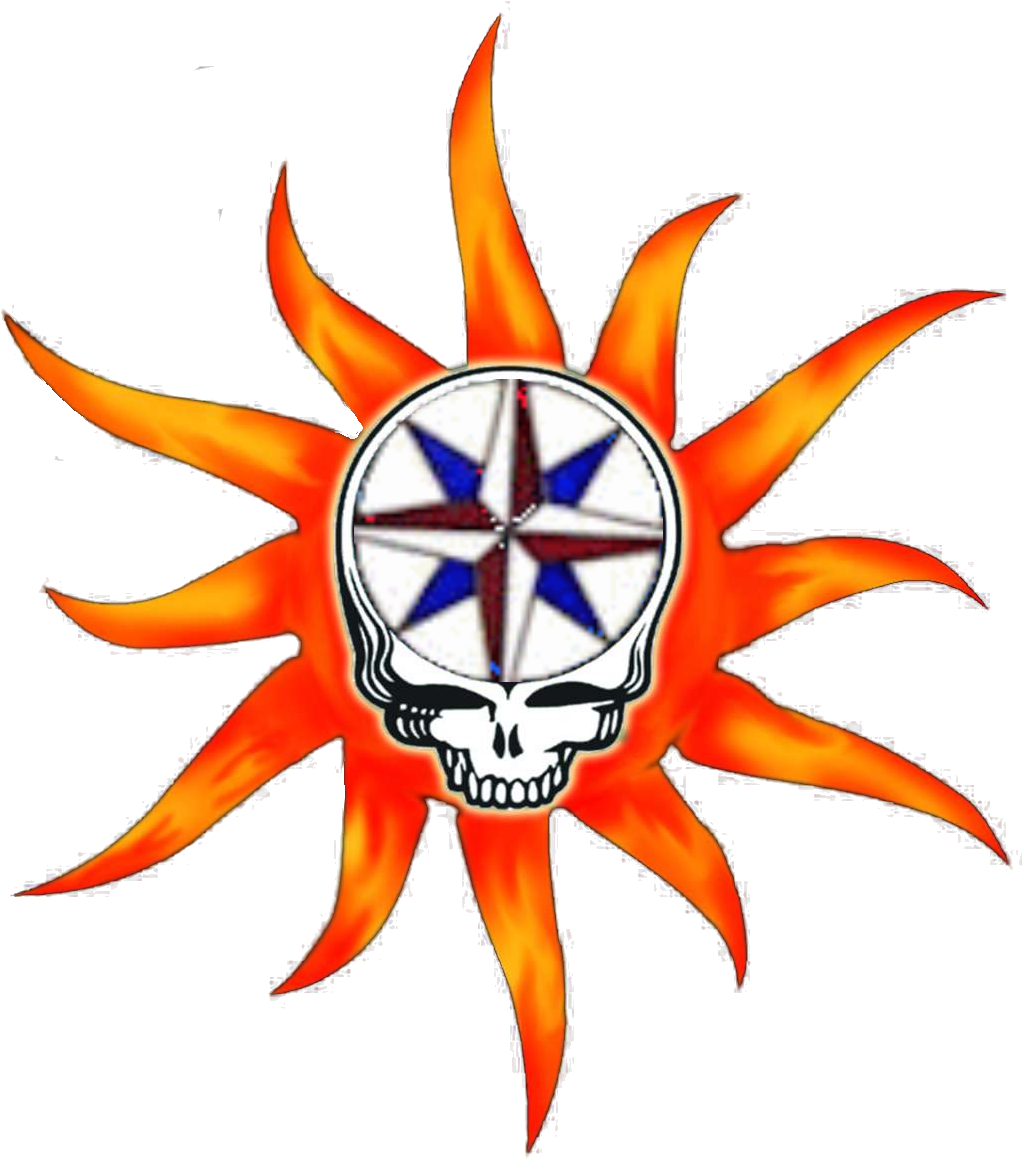 Compass Rose - Grateful Dead Steal Your Face Clipart (1024x1178), Png Download