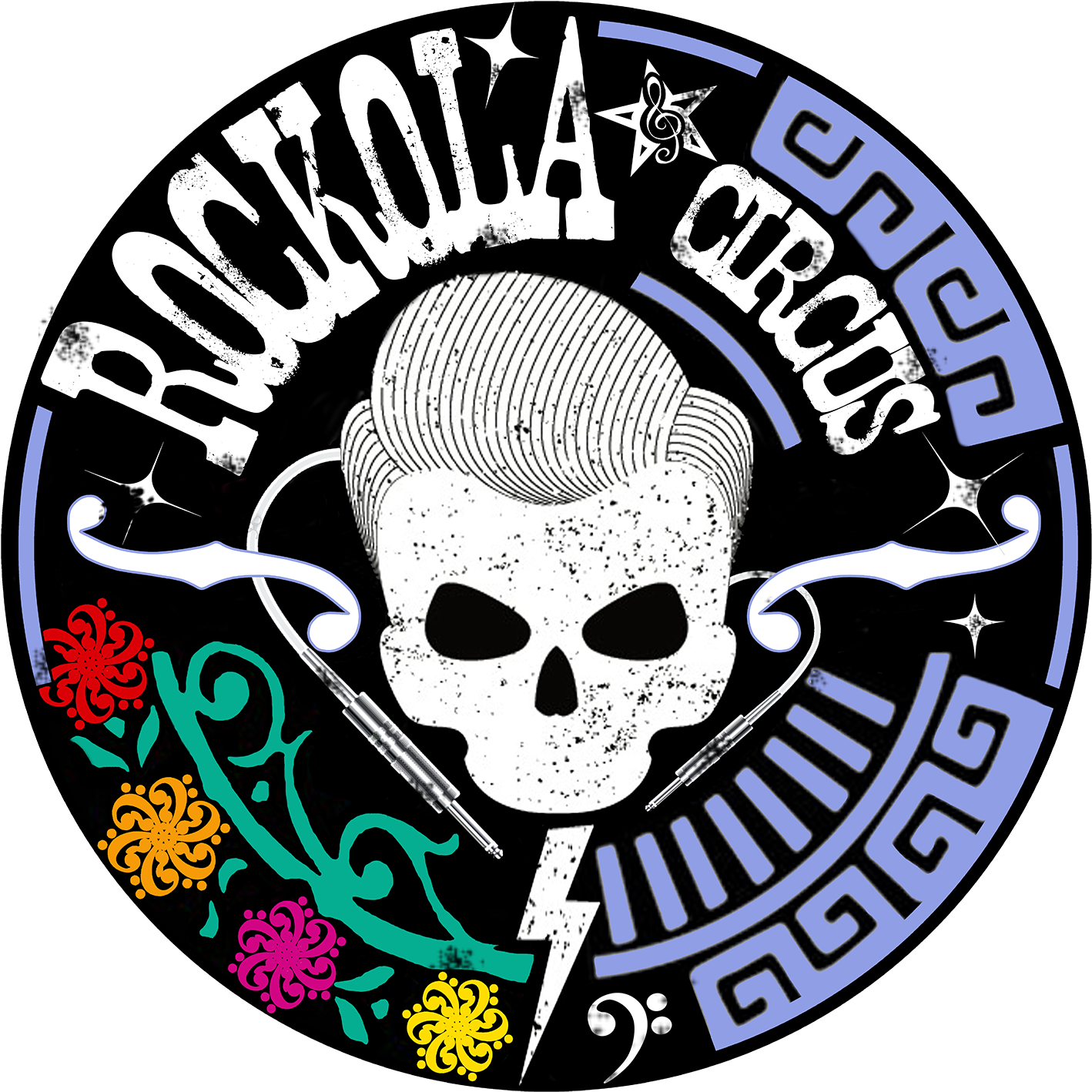 Rockola Circus, Tributeband Band - Fredericia Running Club Clipart (1476x1476), Png Download