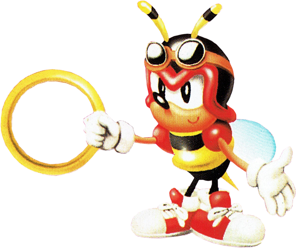 Sonic The Hedgeblog - Knuckles Chaotix Charmy Bee Clipart (1024x883), Png Download