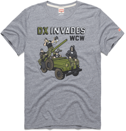 Dx Invades Wcw - Nba Jam Shirts Clipart (600x600), Png Download