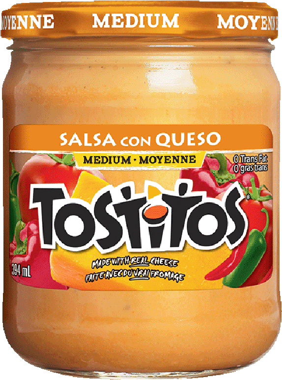 Tostitos® Salsa Con Queso - Tostitos Cheese Salsa Clipart (690x850), Png Download