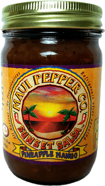 Sunset Salsa Pineapple Mango - Chutney Clipart (640x640), Png Download