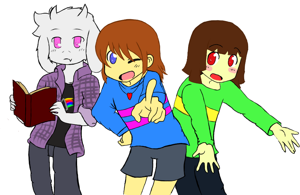 3 Years Ago - Nichijou Undertale Clipart (1186x788), Png Download