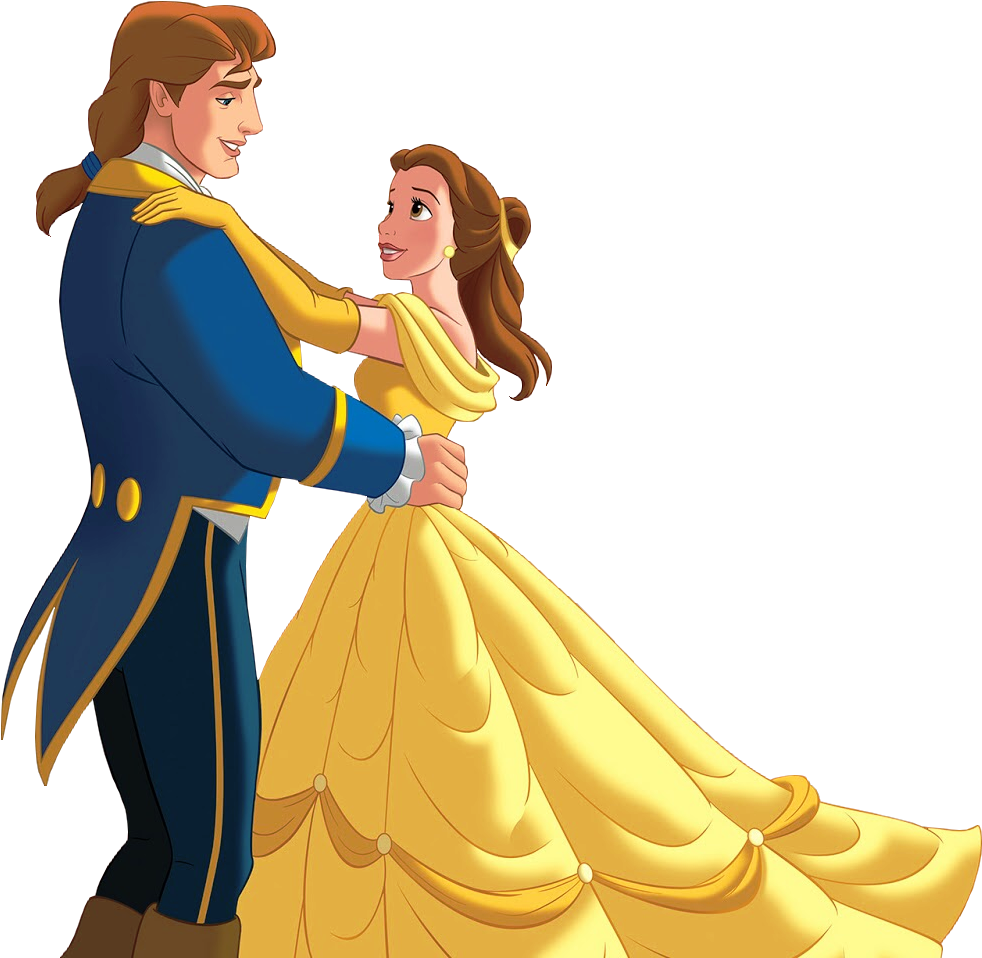 Beauty And The Beast Disney Clip Arts Clip Art - Belle En Het Beest Feest - Png Download (1019x976), Png Download