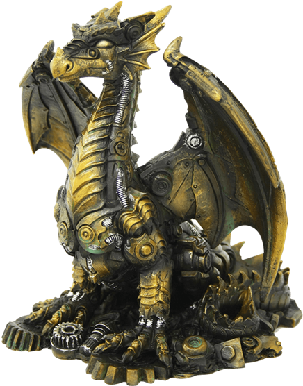 Mechanical Dragon Clipart (555x555), Png Download
