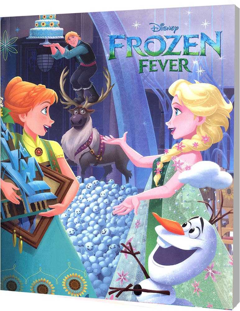 Picture Of Disney Frozen Fever Picture Book - Cd Livre Histoire A Ecouter Clipart (1000x1000), Png Download