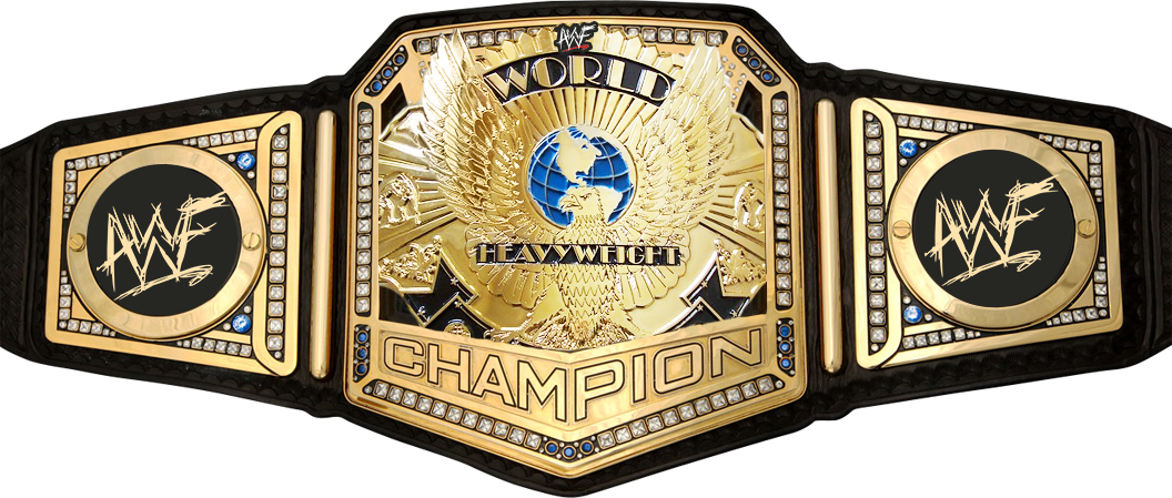 Belts Awf Heavyweight Championship01 - Wwe Championship Belt Template Clipart (1056x449), Png Download