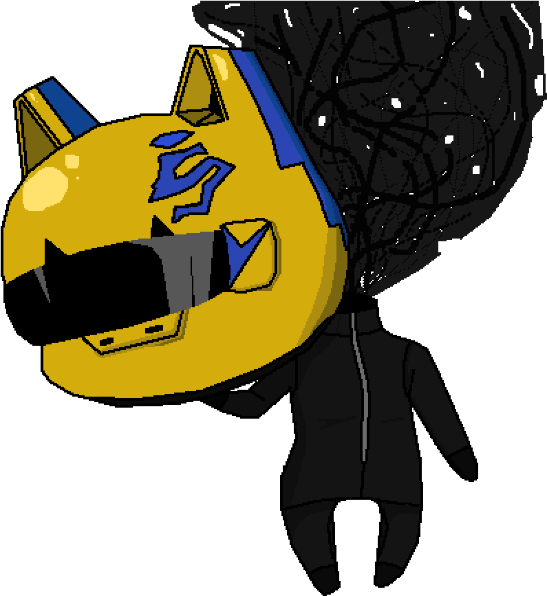 Celty Durarara - Cartoon Clipart (1000x1000), Png Download