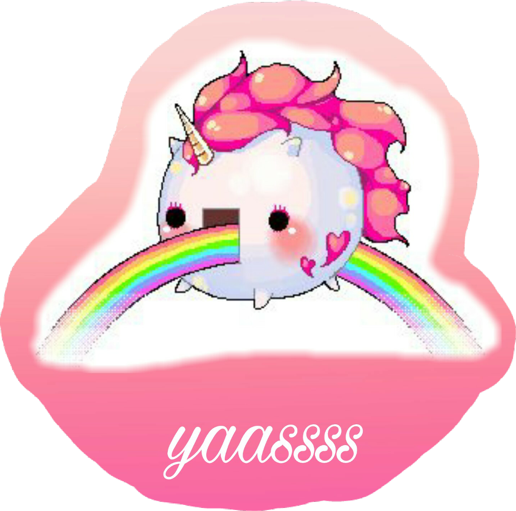 #colorful #unicorn #frappuccino #starbucks #magic #cute Clipart (1024x1013), Png Download