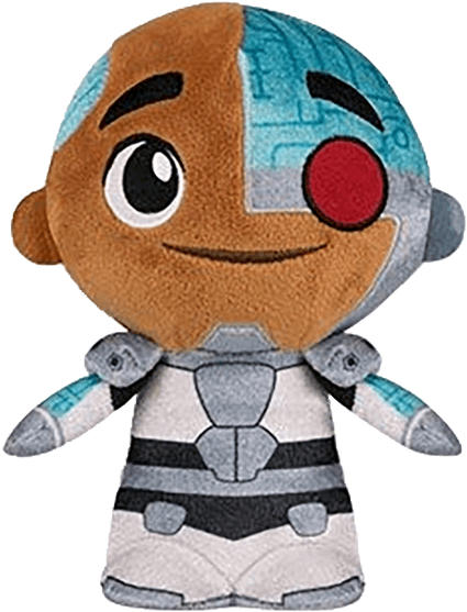 Plush Toys - Teen Titans Go Cyborg Baby Clipart (600x600), Png Download