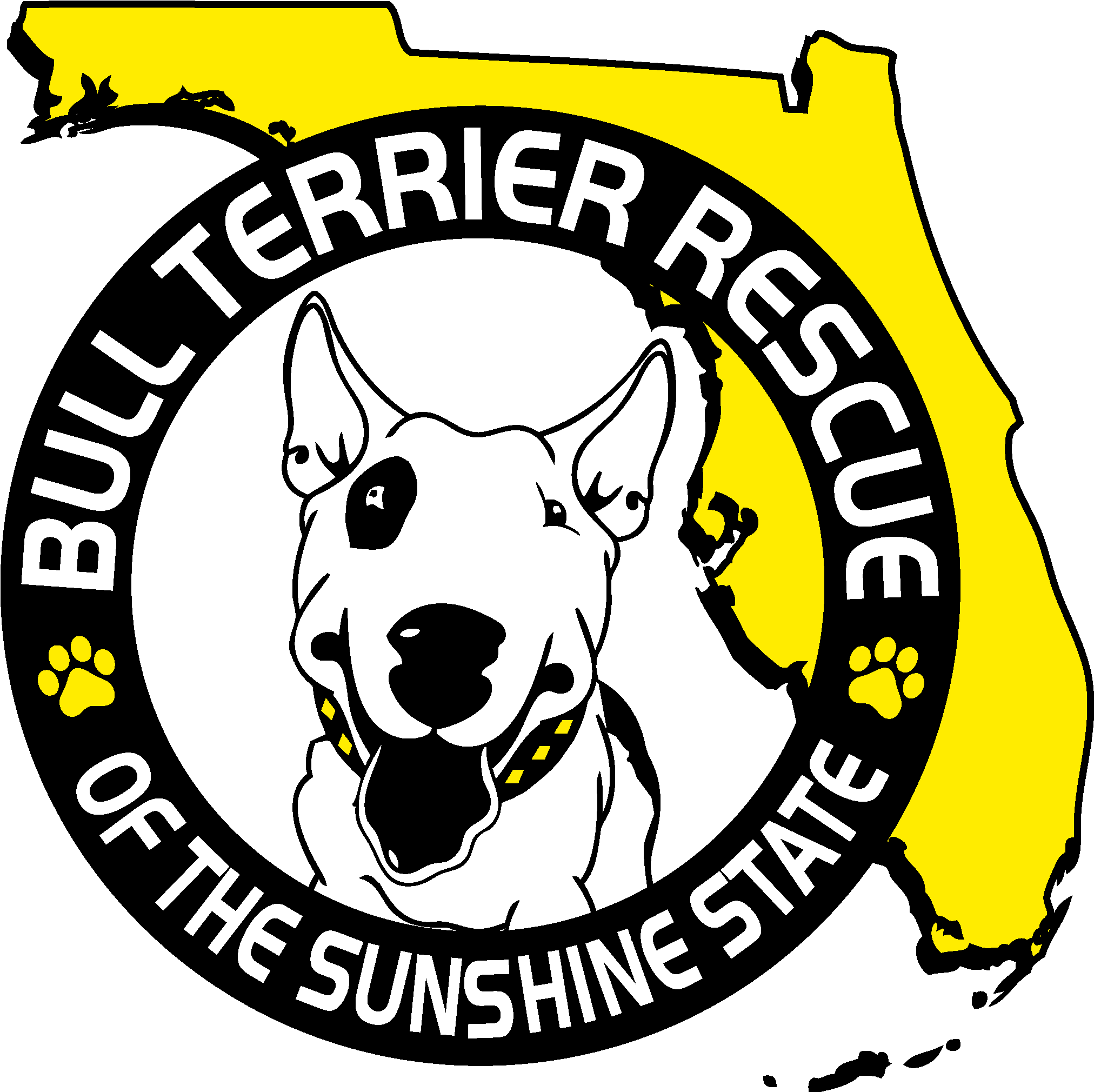 Bull Terrier Rescue Of The Sunshine State Clipart (2112x2119), Png Download
