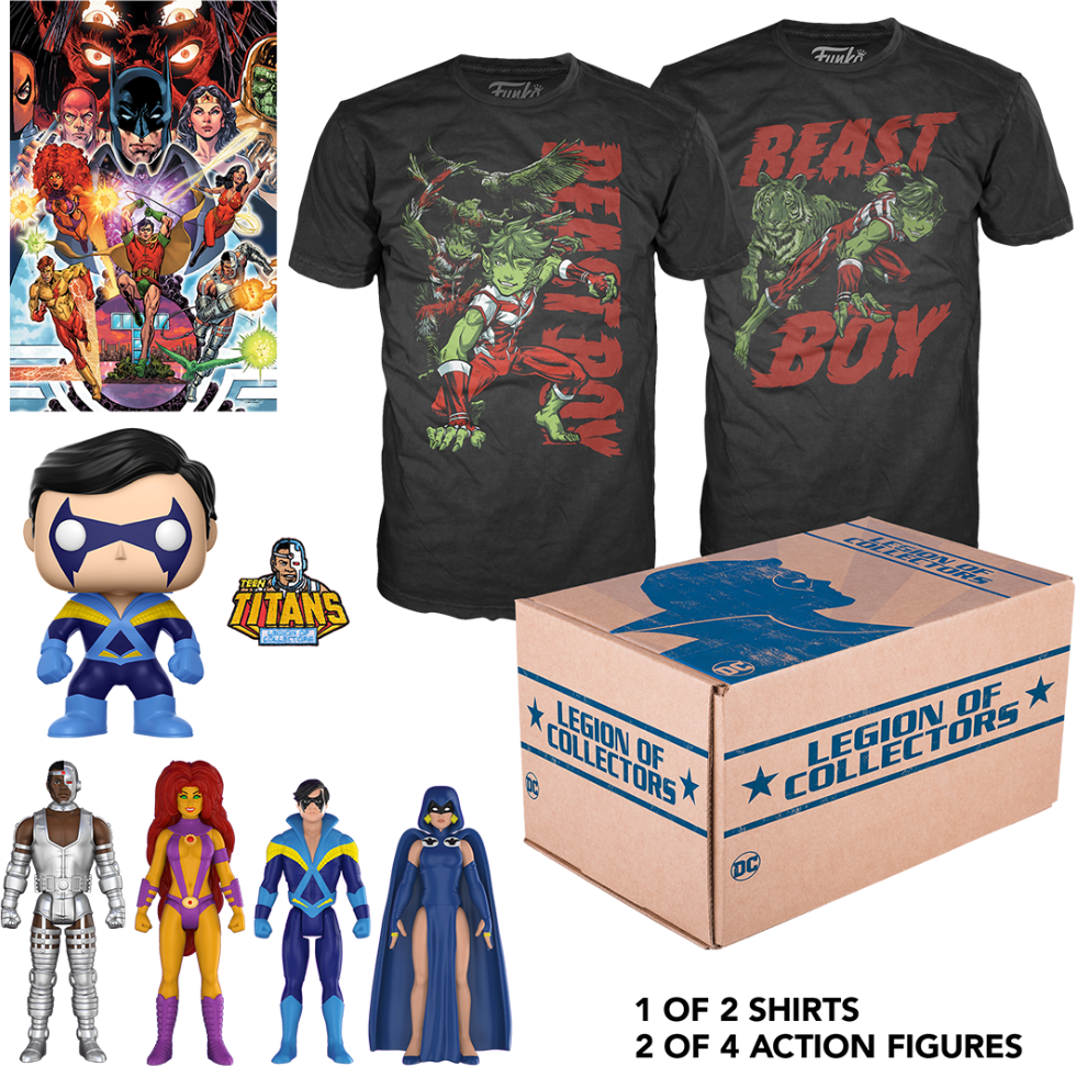 Dc Legion Of Collectors - Legion Of Collectors Teen Titans Go Clipart (980x971), Png Download