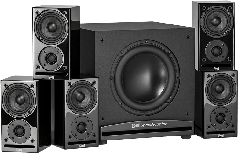 1 Home Theater Speaker System - Subwoofer Clipart (779x500), Png Download