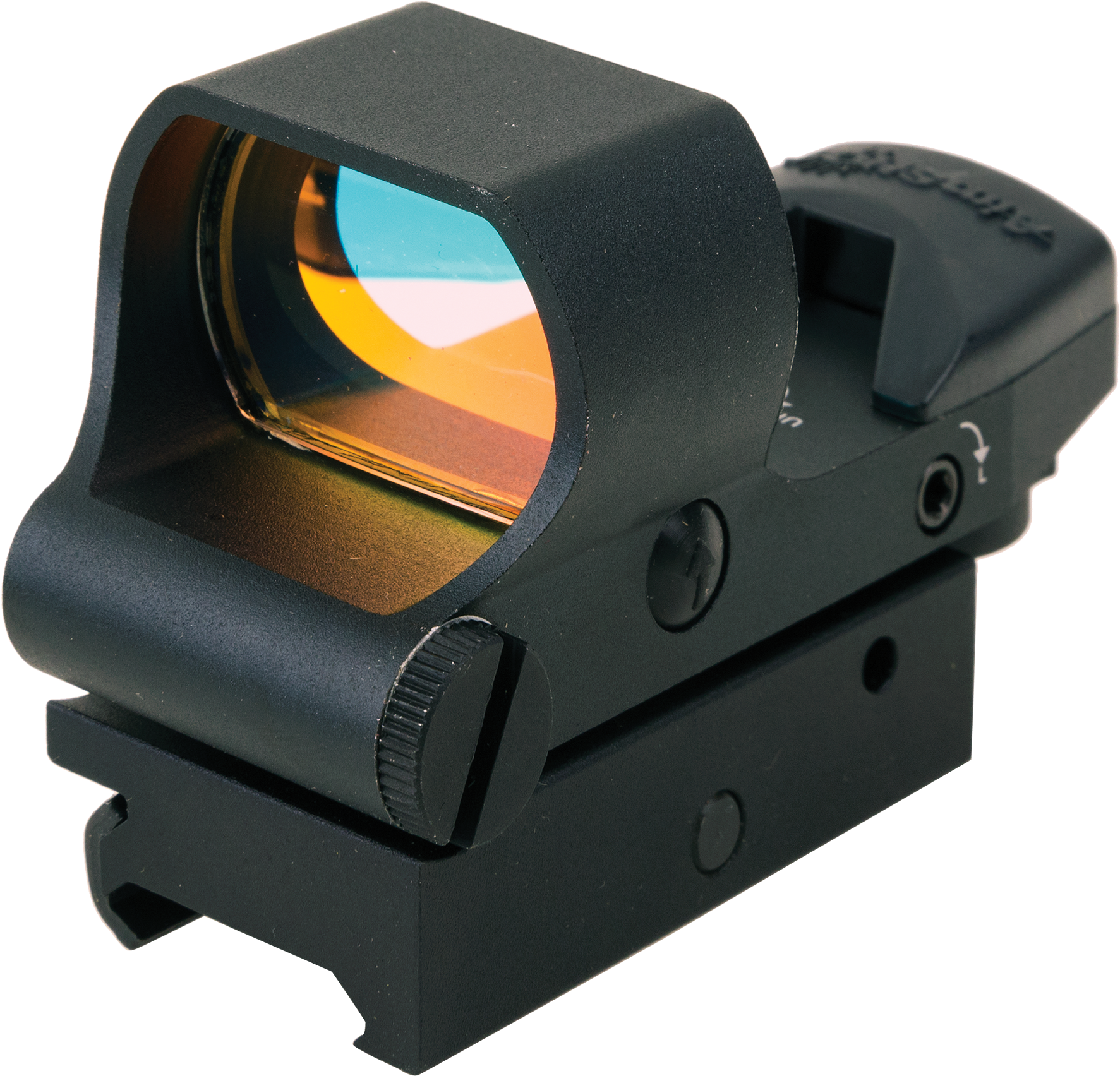 Aimshot Hgm2 Reflex Sight Multi Reticle 1x 34mm Obj - Camera Clipart (1800x1737), Png Download