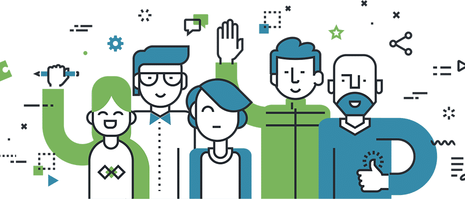 Assistances For Social Media - Power Teamwork Clipart (930x398), Png Download