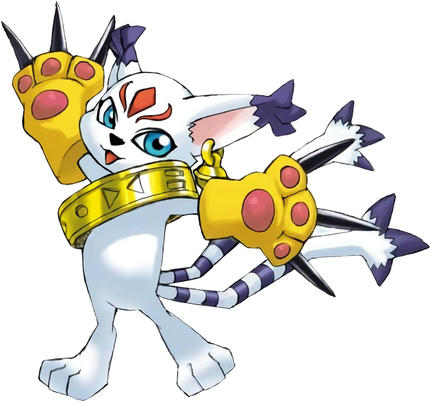Gatomon X - Digimon X Antibody List Clipart (640x617), Png Download