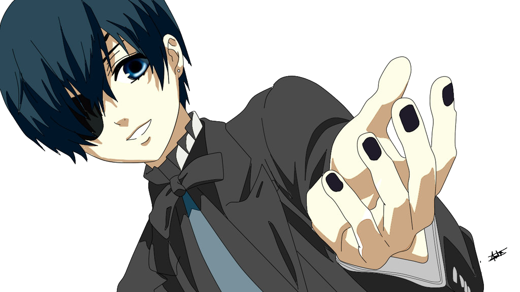 Kuroshitsuji Png - Demon Ciel Phantomhive Clipart (1024x576), Png Download