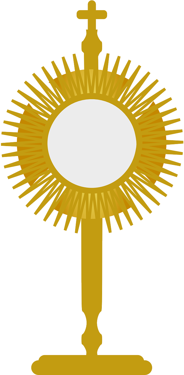 Monstrance Clip Art - Png Download (640x1280), Png Download