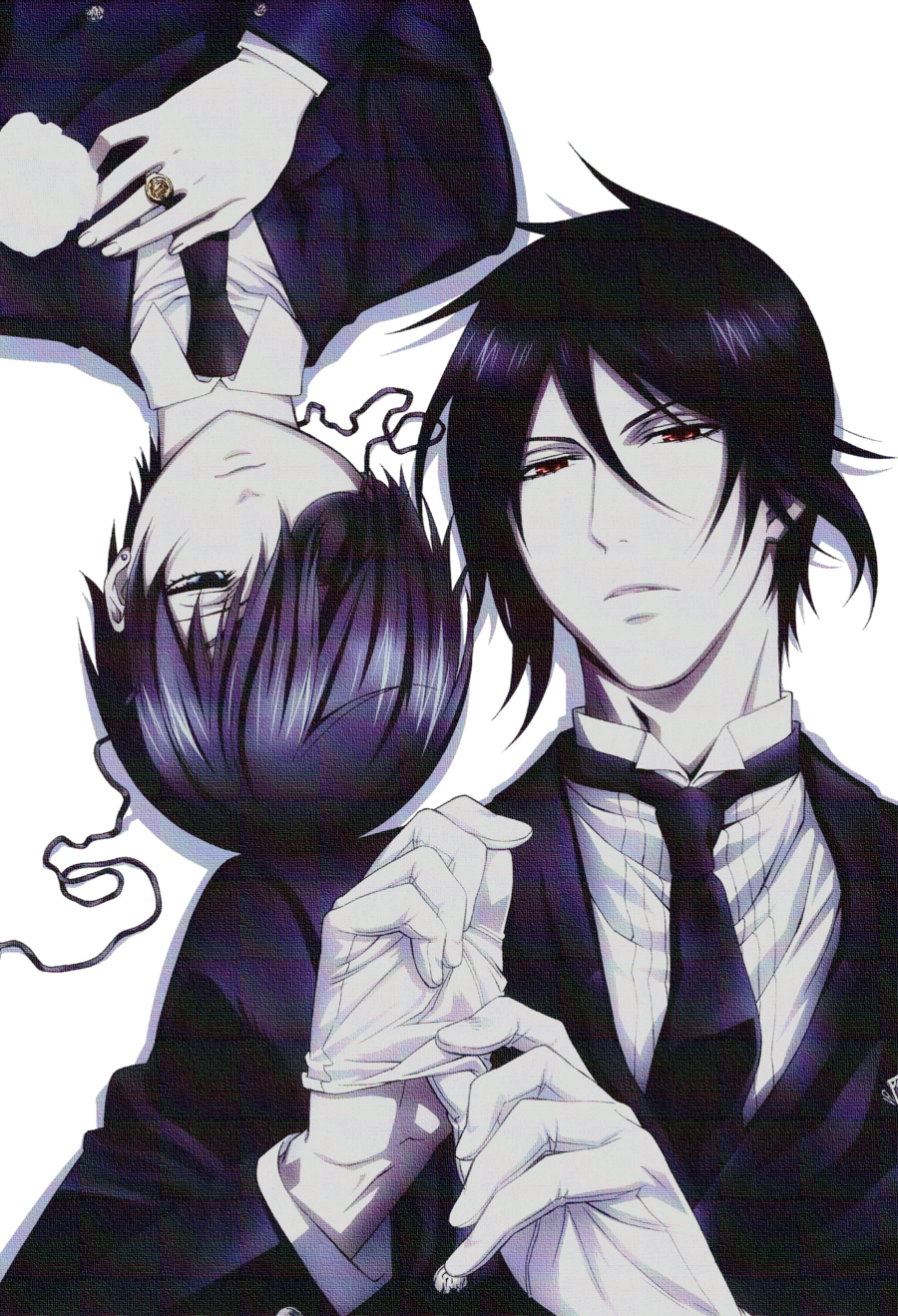 Kuroshitsuji Sebastian Y Ciel Clipart (500x733), Png Download