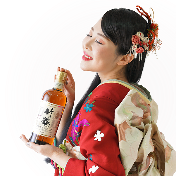Japanese Whisky Woman Full - Alcohol Clipart (1440x602), Png Download