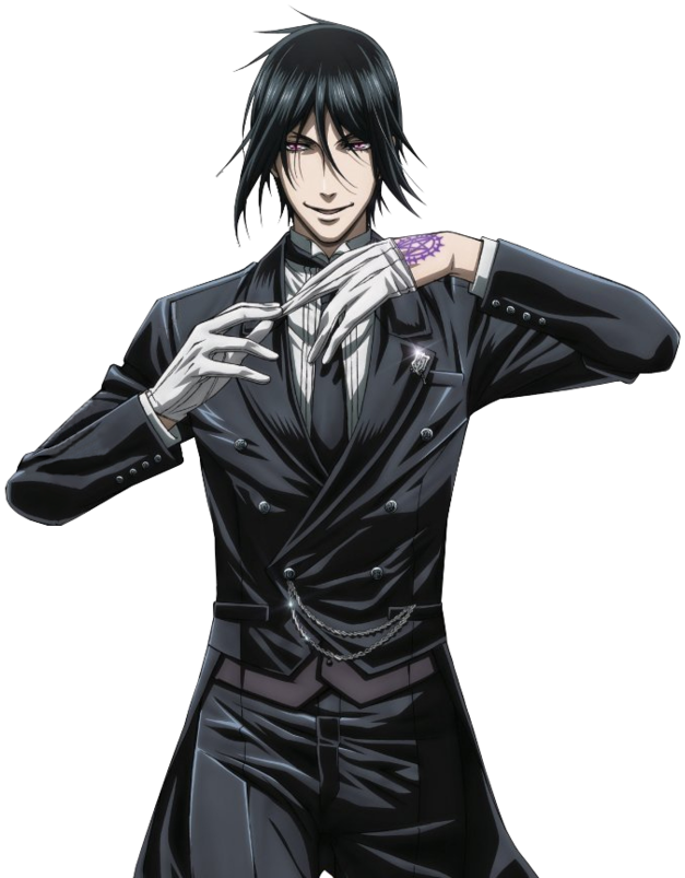 Black Butler Facts - Sebastian Michaelis Full Outfit Clipart (710x1000), Png Download