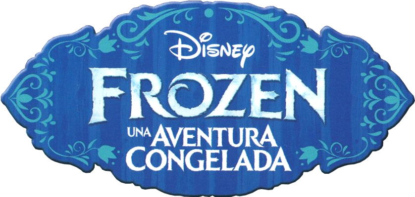 Frozen Una Aventura Congelada Logo Png - Disney Clipart (857x415), Png Download
