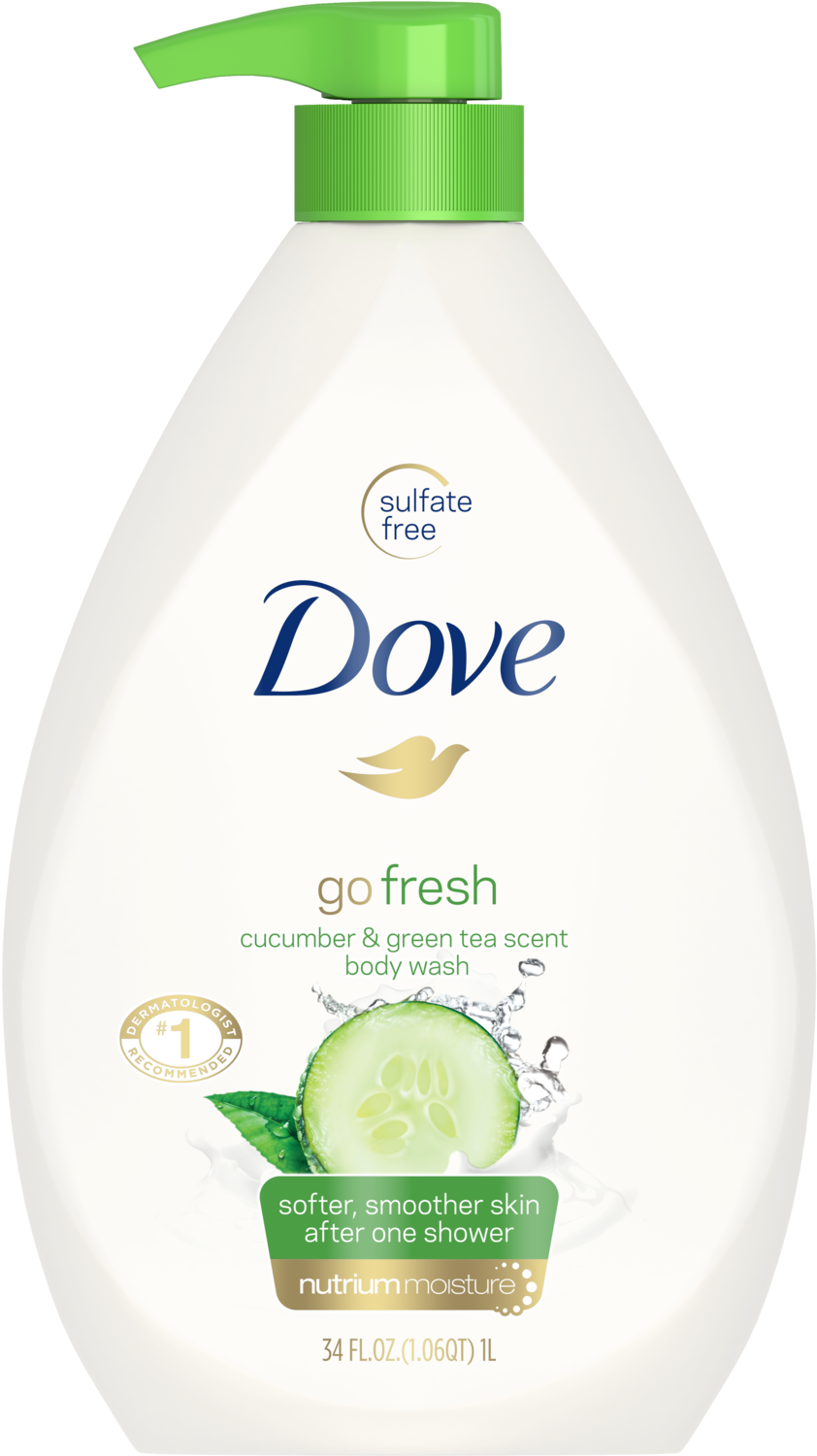 Dove Men - Dove Cucumber Body Wash Clipart (1500x1500), Png Download