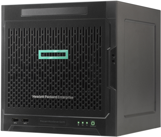 Hpe Proliant Microserver Gen10 Left Facing - Hp Proliant Microserver Gen 10 Clipart (800x600), Png Download