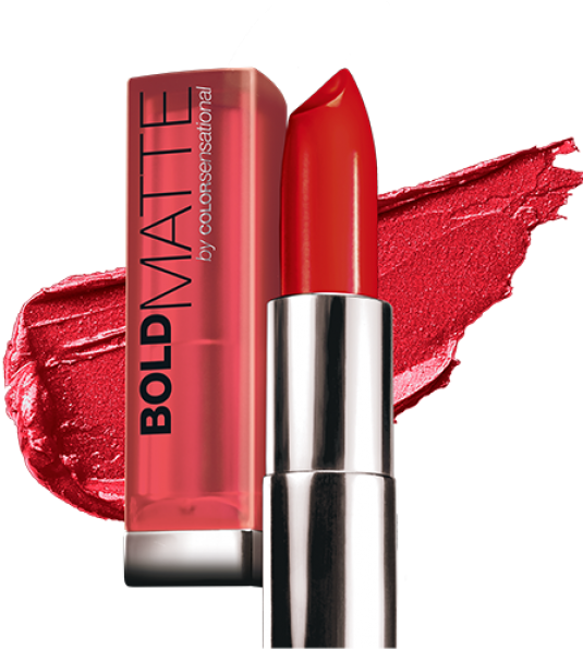 Maybelline Color Sensational Bold Matte Lipstick Mat Clipart (535x595), Png Download