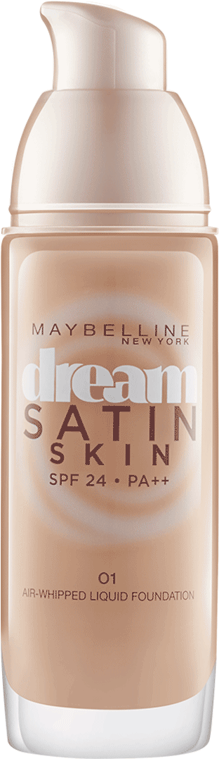 Maybelline Dream Satin Skin 01 Clipart (760x1130), Png Download