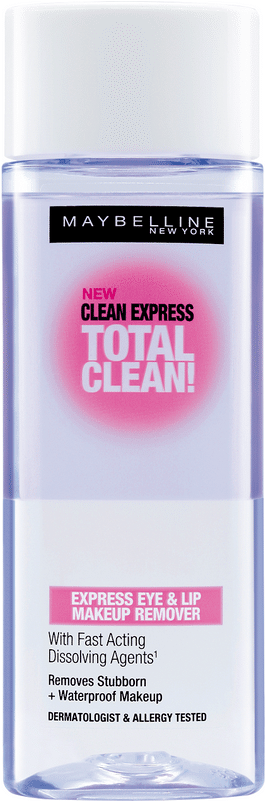 Maybelline New York Clean Express Total Clean Makeup - Maybelline Remover Clipart (800x800), Png Download
