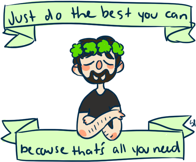 Game Grumps Barry Motivational Sharky Bandit - World Mental Health Day Best Clipart (656x552), Png Download