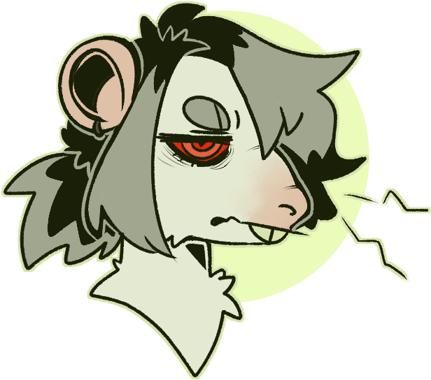 Oh Wow Rat Face - Cartoon Clipart (616x544), Png Download