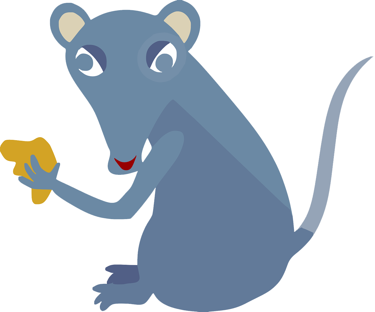 Rat Free To Use Clipart - Mouse Clipart - Png Download (1280x1064), Png Download