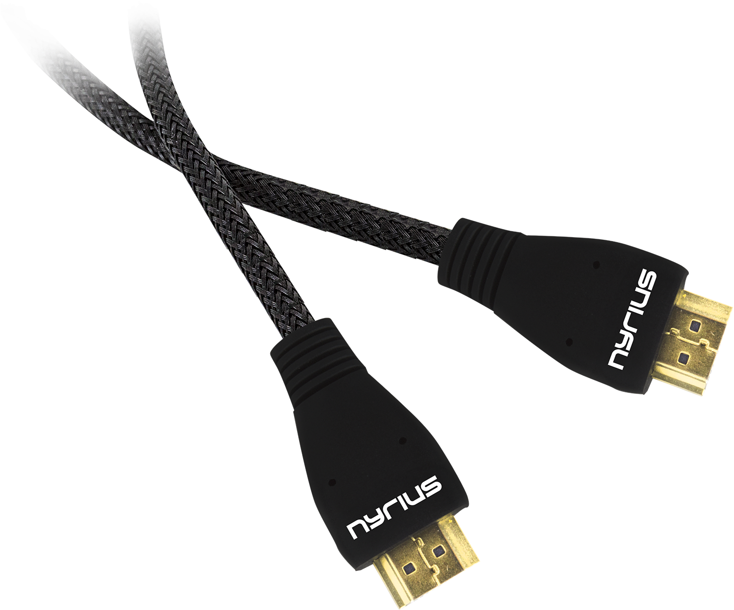 High Speed Hdmi Cable Supports 3d, Ethernet, & Audio - 3.5 Mm Plug Png Transparent Clipart (1500x1500), Png Download
