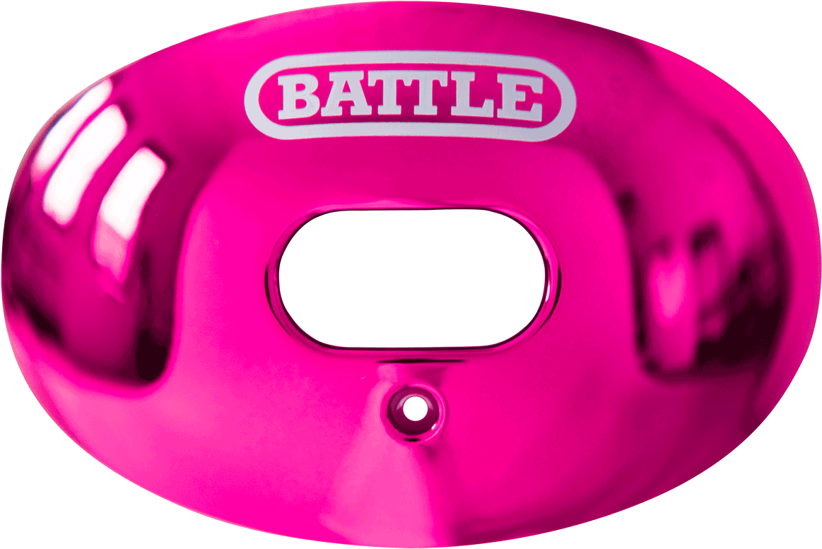 Battle Oxygen Chrome Pink Mouthguard Football Gear, - Battle Mouthguard Chrome Clipart (1280x1280), Png Download