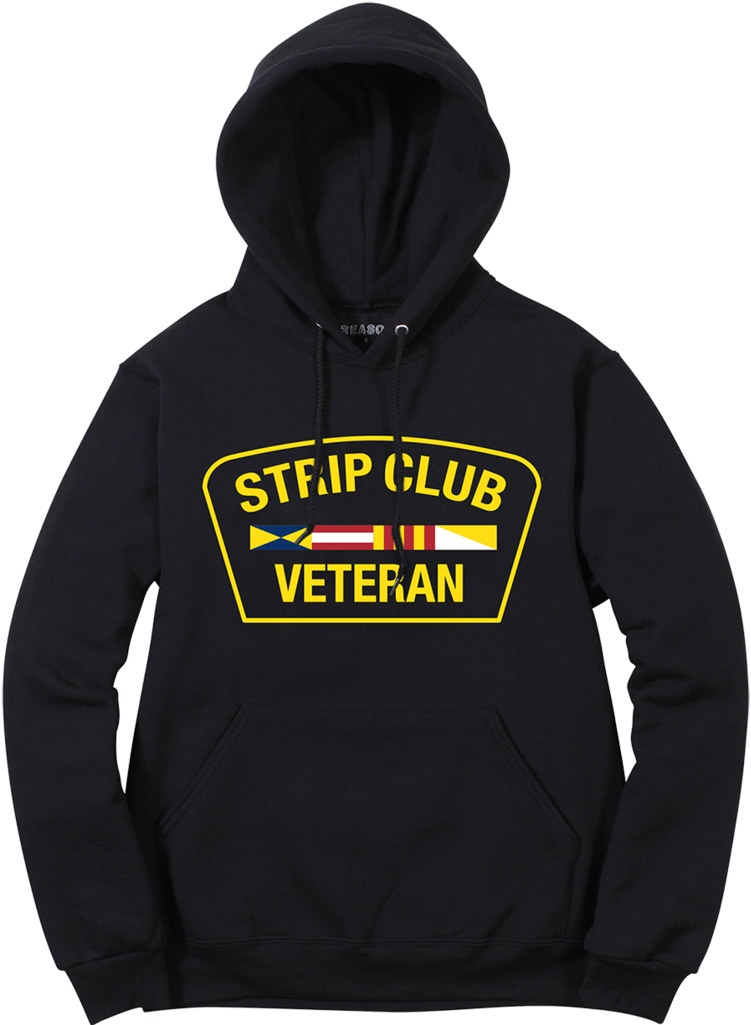 Strip Club Veteran Hoodie - Hoodie Clipart (949x1024), Png Download