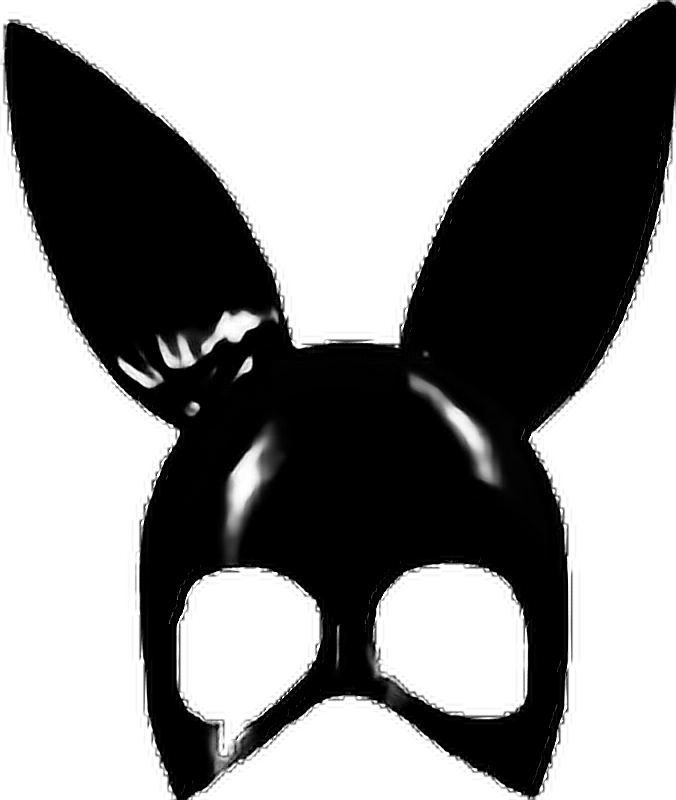 Arianagrande Ari Ariana Dangerouswoman Black Mask Cool - Dangerous Woman Mask Png Clipart (676x800), Png Download
