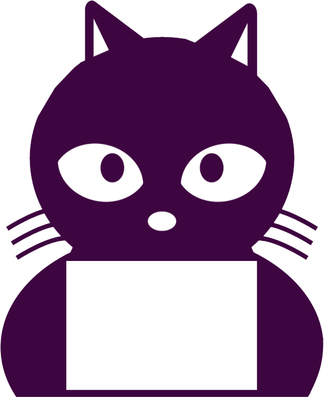 Cute Black Cat Clipart , Png Download - Cute Clipart Black Cat Transparent Png (635x776), Png Download