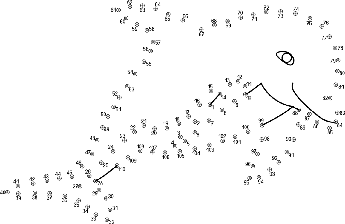 Connect The Dots Coloring Book Drawing Puzzle Dolphin - Connect The Dots Dolphin Clipart (1155x750), Png Download
