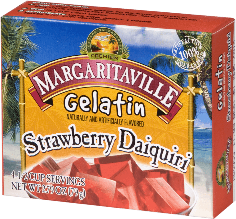 Margaritaville Strawberry Daiquiri Gelatin - Snack Clipart (1024x725), Png Download